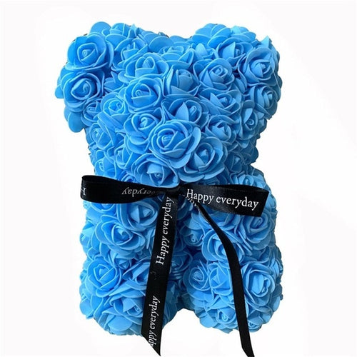 Blue Rose Bear