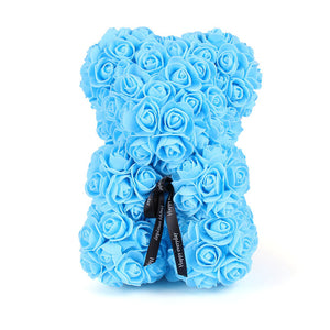 Blue Sky Rose Bear